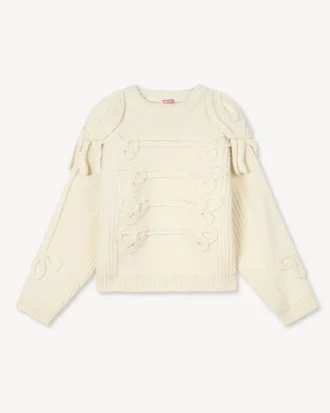 Fisherman Elevated Pullover aus Wolle und Alpaka