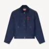 Gepolsterte Arbeitsjacke aus japanischem Denim