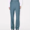 Gerade geschnittene Hose aus Schurwolle