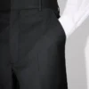 Gerade geschnittene Hose aus Schurwolle