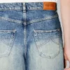 Gerade geschnittene Shorts aus japanischem Denim