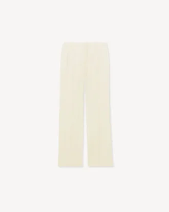 Gerade Hose aus Schurwolle