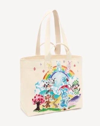 Große „Kenzo Cartoon“-Tragetasche aus Canvas