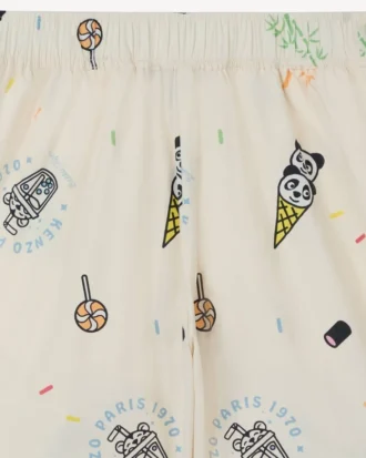 „Happy Sweet“ Bermudashorts aus Baumwollpopeline