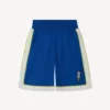 „Happy Sweet“ Bermudashorts mit Stickerei aus Baumwollsatin