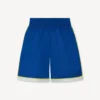 „Happy Sweet“ Bermudashorts mit Stickerei aus Baumwollsatin