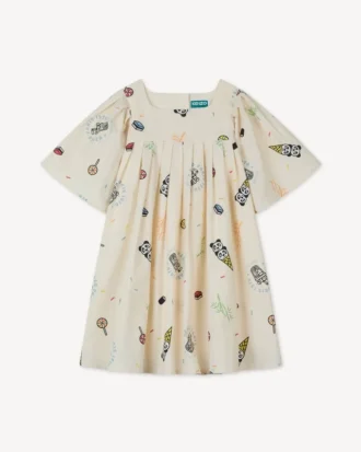 „Happy Sweet“-Kleid aus Baumwollpopeline