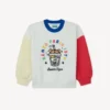 „Happy Sweet“ Sweatshirt mit Stickerei aus French Terry