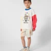 „Happy Sweet“ Sweatshirt mit Stickerei aus French Terry
