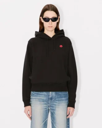 Hoodie mit „Boke Flower“-Stickerei