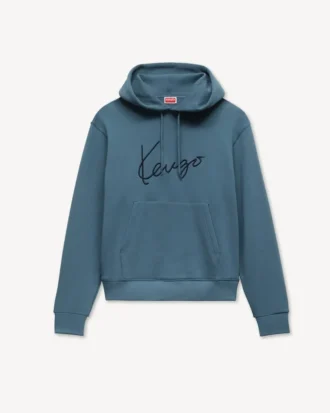 Hoodie mit „Kenzo Signature“-Stickerei aus Baumwolle