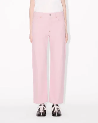 Jeans mit geradem Bein aus japanischem Denim