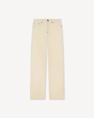 Jeans mit niedriger Taille aus japanischem Denim
