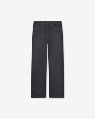 Jeans mit niedriger Taille aus japanischem Denim