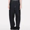 Jeans mit niedriger Taille aus japanischem Denim