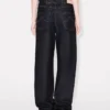 Jeans mit niedriger Taille aus japanischem Denim