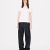 Jeans mit niedriger Taille aus japanischem Denim