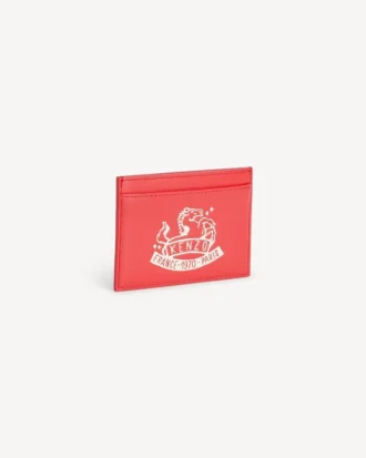 Kartenetui „Lunar New Year“ aus Leder