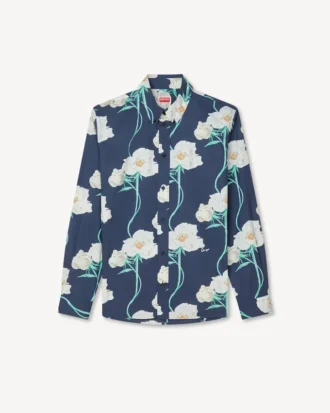 Kenzo Archive Rose‘ Freizeithemd aus Oxford-Baumwolle