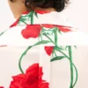 Kenzo Archive Rose‘ Hawaiihemd mit kurzen Ärmeln aus Baumwolle