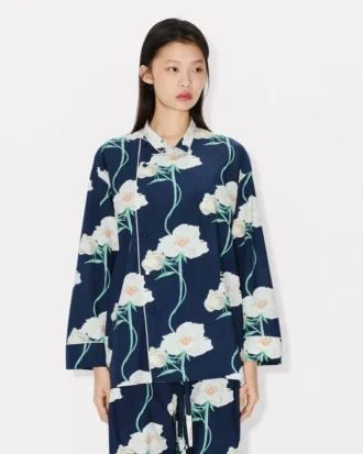 Kenzo Archive Rose‘ Hemd aus Baumwolle