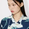 Kenzo Archive Rose‘ Hemd aus Baumwolle