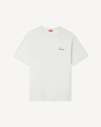 Kenzo Archive Rose‘ Hemd aus Baumwolle mit gesticktem Umriss