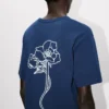 Kenzo Archive Rose‘ Hemd aus Baumwolle mit gesticktem Umriss