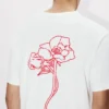 Kenzo Archive Rose‘ Hemd aus Baumwolle mit gesticktem Umriss