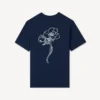 Kenzo Archive Rose‘ Hemd aus Baumwolle mit gesticktem Umriss