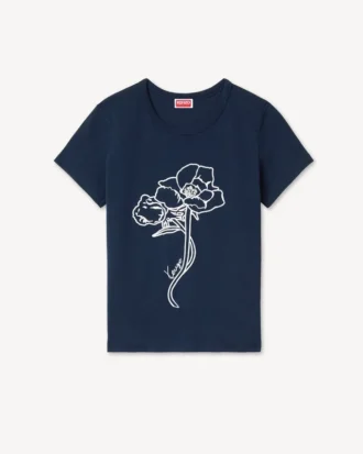 Kenzo Archive Rose‘ Hemd mit Umrandung aus Baumwolle