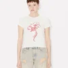 Kenzo Archive Rose‘ Hemd mit Umrandung aus Baumwolle