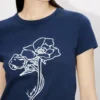 Kenzo Archive Rose‘ Hemd mit Umrandung aus Baumwolle