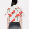 Kenzo Archive Rose‘ Kurzarmhemd aus Baumwollpopeline