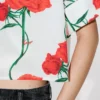 Kenzo Archive Rose‘ Kurzarmhemd aus Baumwollpopeline