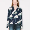 Kenzo Archive Rose‘ Light Kimono-Jacke aus Baumwolle