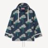 Kenzo Archive Rose‘ Militärparka aus technischem Taft