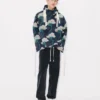 Kenzo Archive Rose‘ Militärparka aus technischem Taft