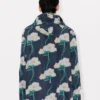 Kenzo Archive Rose‘ Militärparka aus technischem Taft