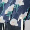 Kenzo Archive Rose‘ Militärparka aus technischem Taft