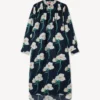 Kenzo Archive Rose‘ Oversized-Plisseekleid aus Baumwolle und Seide