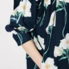 Kenzo Archive Rose‘ Oversized-Plisseekleid aus Baumwolle und Seide