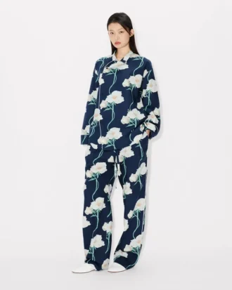 Kenzo Archive Rose‘ Pyjamahose aus Baumwolle