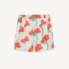 Kenzo Archive Rose‘ Tailored Shorts aus technischem Taft