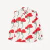 Kenzo Archive Rose‘ Zweireihiges Hemd aus Baumwolle