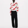 Kenzo Archive Rose‘ Zweireihiges Hemd aus Baumwolle