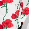Kenzo Archive Rose‘ Zweireihiges Hemd aus Baumwolle