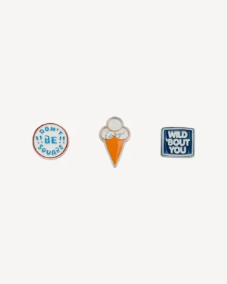 Kenzo Badges‘ Ansteckern-Set