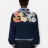 Kenzo Badges‘ bestickte Afterhood-Blouson aus Baumwolle