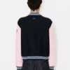 Kenzo Badges‘ bestickte College-Jacke aus Wolle